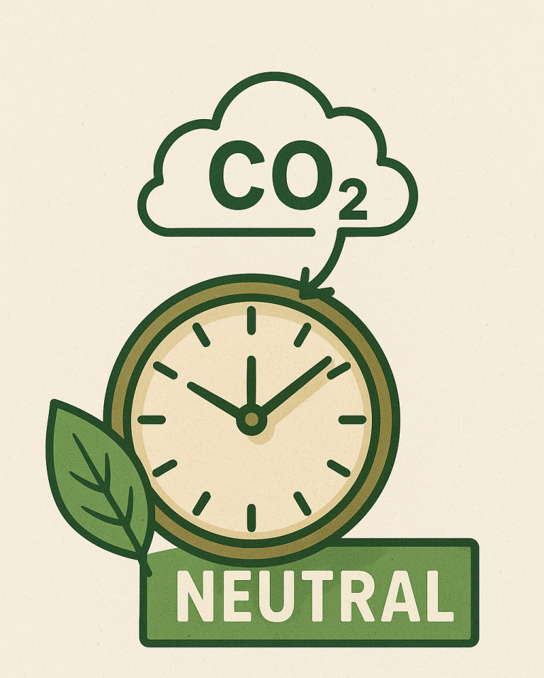 Symbolbild KI-generiert Symbolbild KI-generiert Uhr "Co2 neutral"